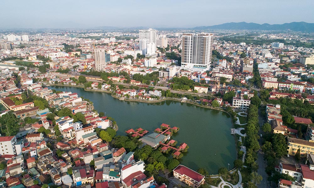 Một góc thành phố Bắc Giang